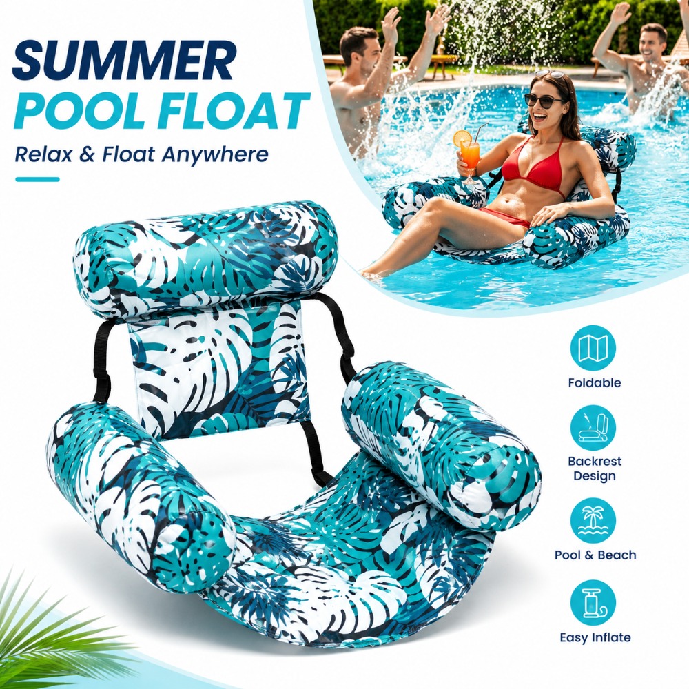 Bonsai Garden Bench - Heavy Duty Blow Up Pool Chair