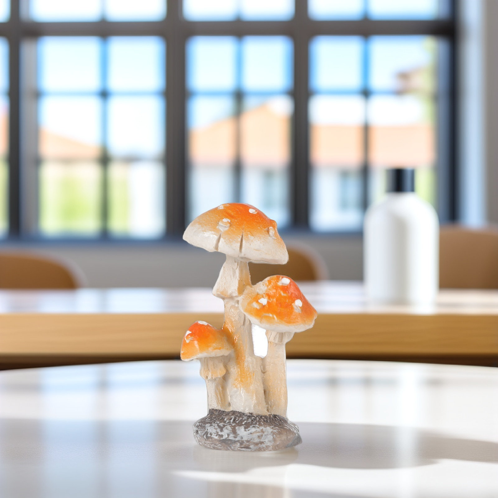 6Pcs Mini Resin Mushroom Fairy - Bonsai Garden For Desk avaliação e preço