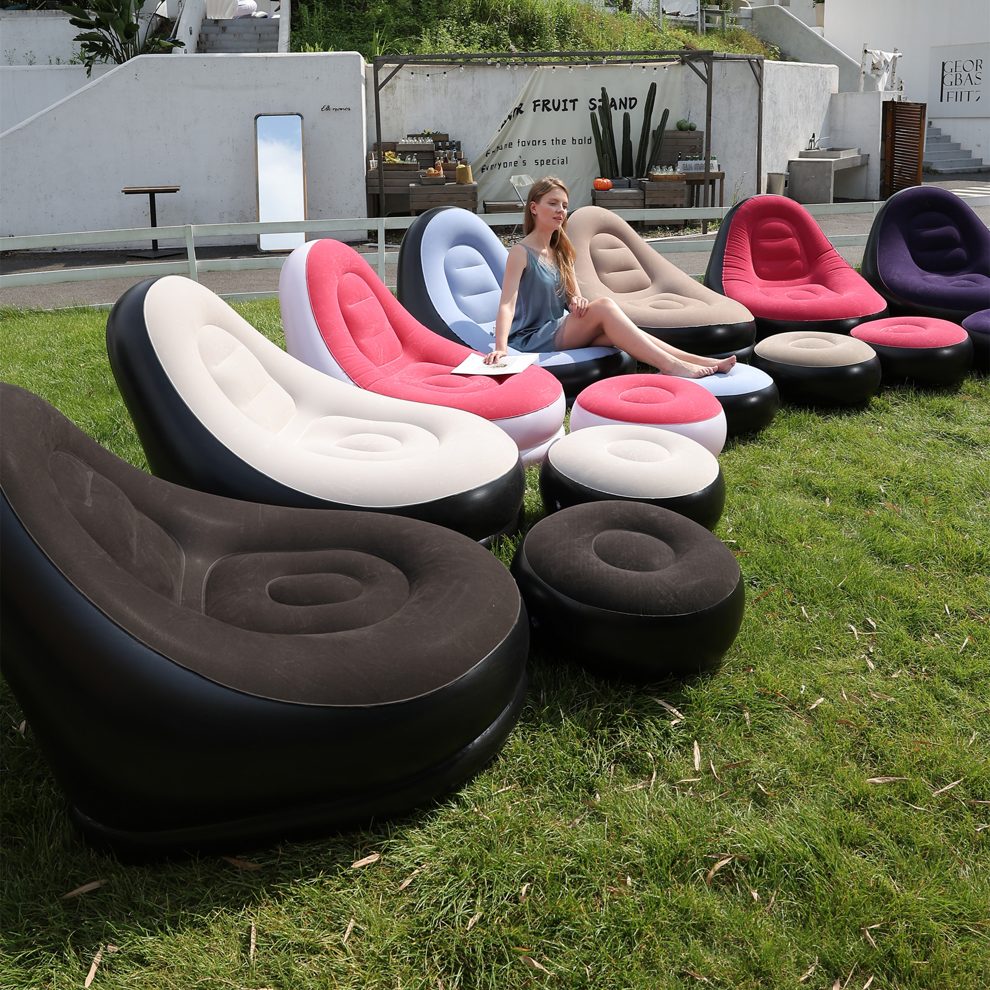 Lazy Couch Sofas Inflatable Ch - Bonsai Garden Bench avaliação e preço