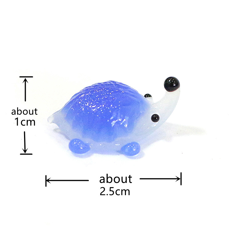 Handmade Mini Glass Hedgehog F - Bonsai Garden In Japan avaliação e preço