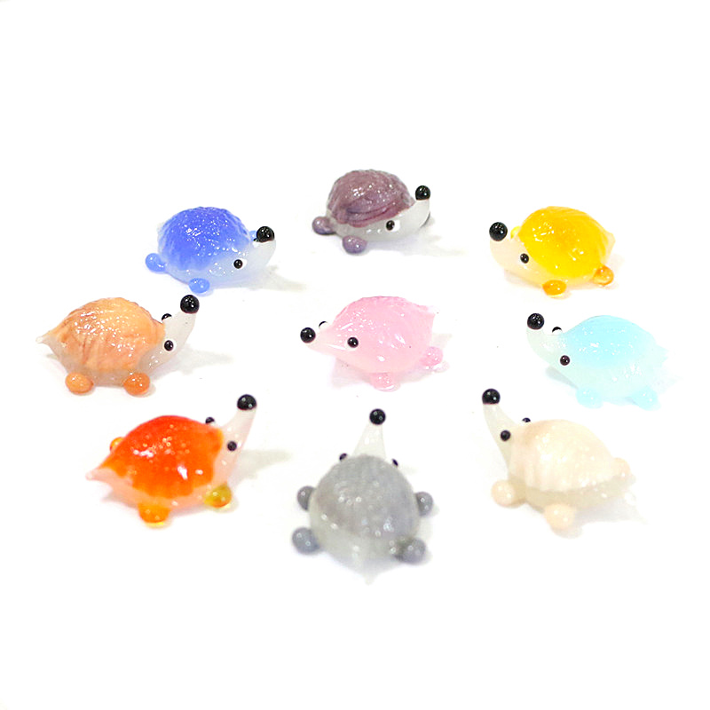 Handmade Mini Glass Hedgehog F - Bonsai Garden In Japan avaliação e preço