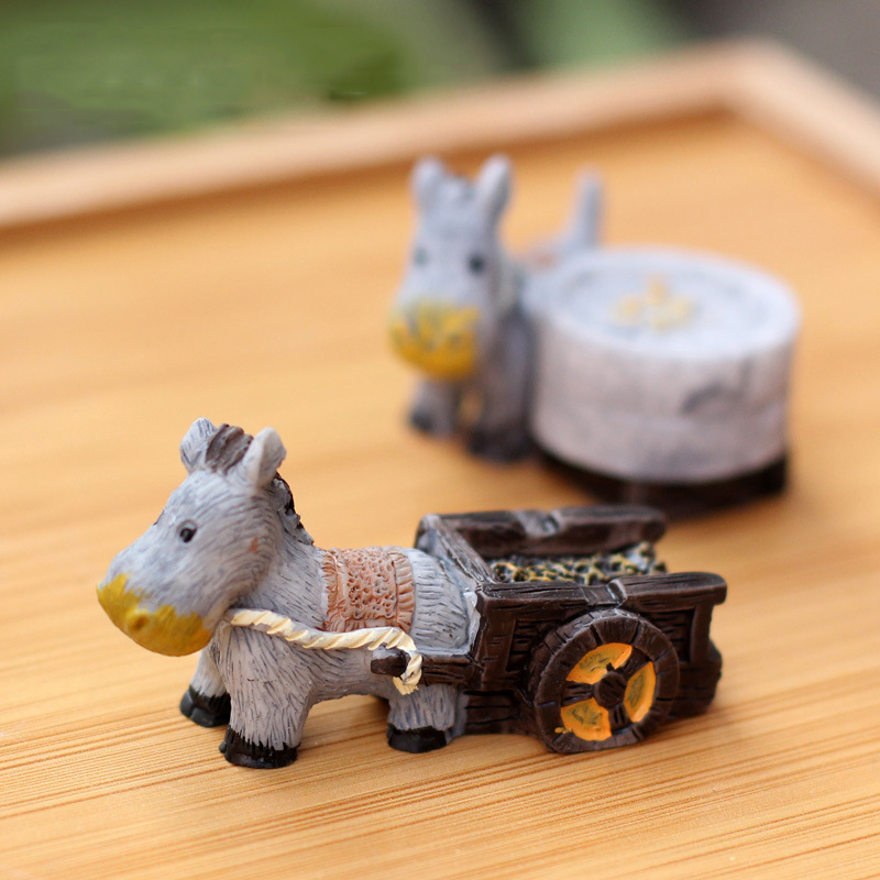 Animal Figurines Mini Donkey P - Bonsai Garden In Japan avaliação e preço