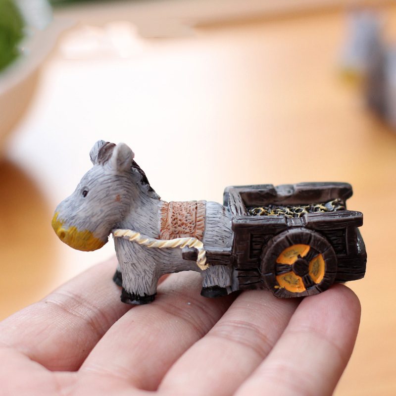 Animal Figurines Mini Donkey P - Bonsai Garden In Japan avaliação e preço