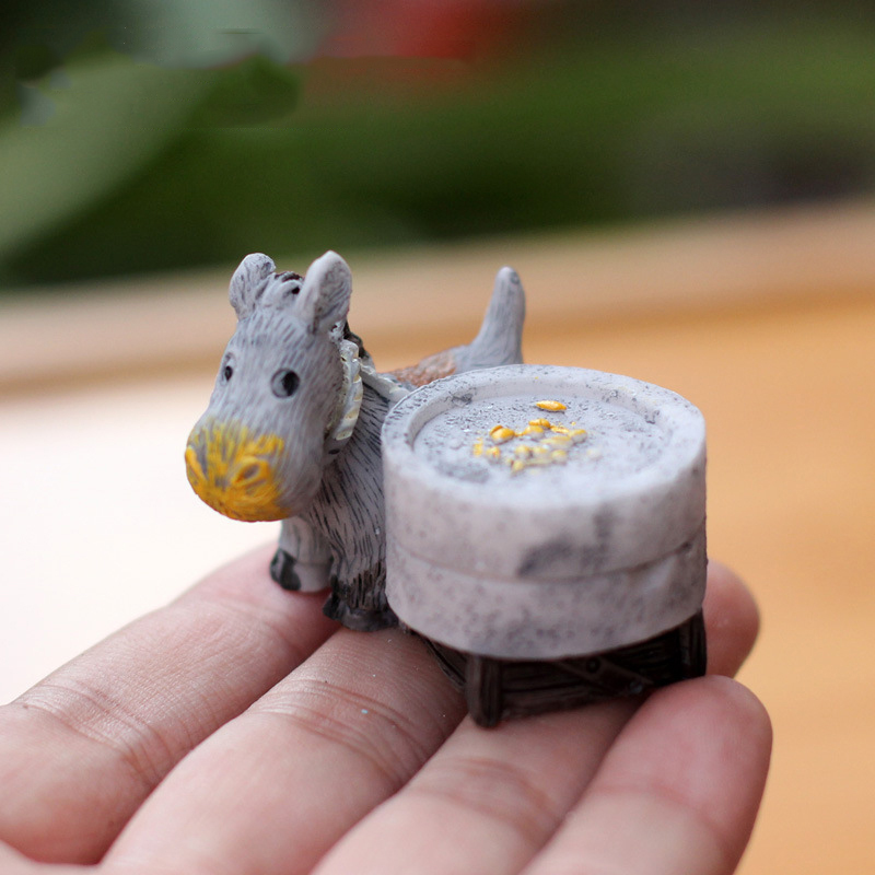 Animal Figurines Mini Donkey P - Bonsai Garden In Japan avaliação e preço