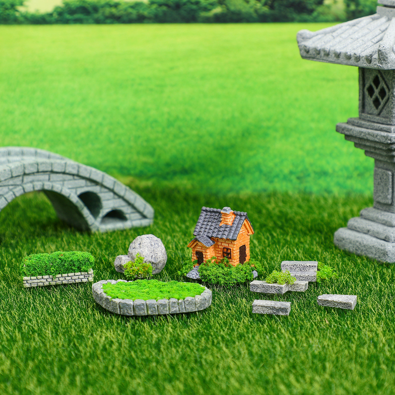 1Set Exquisite Miniature Garde - Bonsai Garden For Desk avaliação e preço