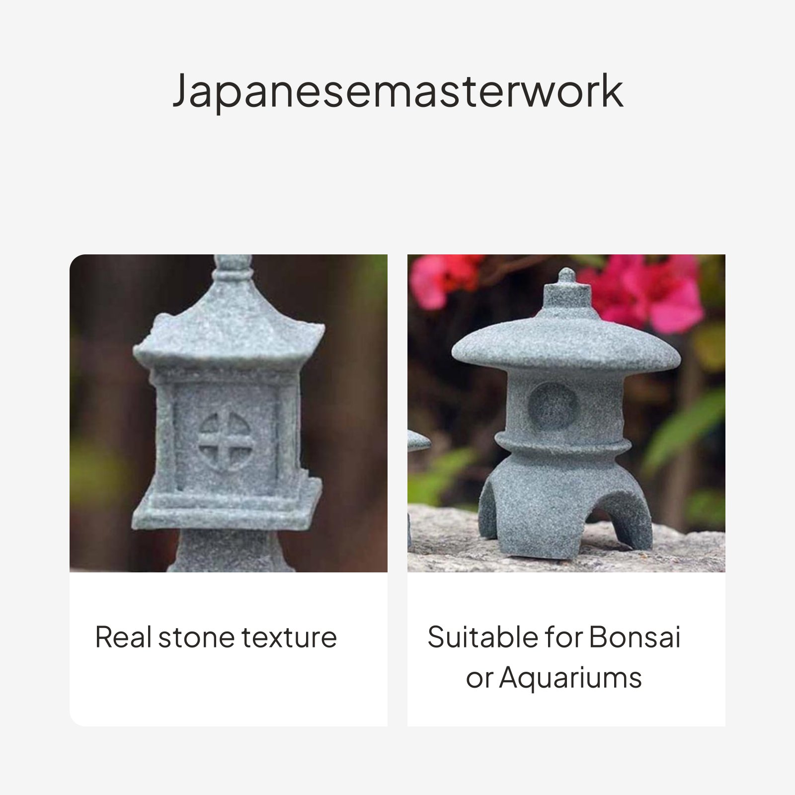 Japanese Sandstone Lantern Gar - Bonsai Garden In Japan avaliação e preço