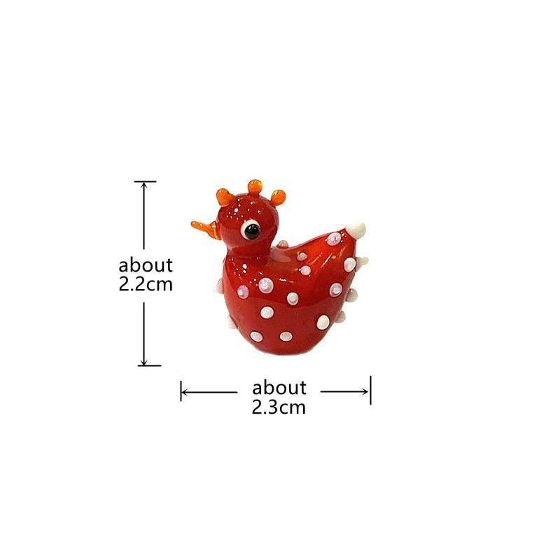 2PCS Handmade Cute Glass Chick - Bonsai Garden In Japan avaliação e preço