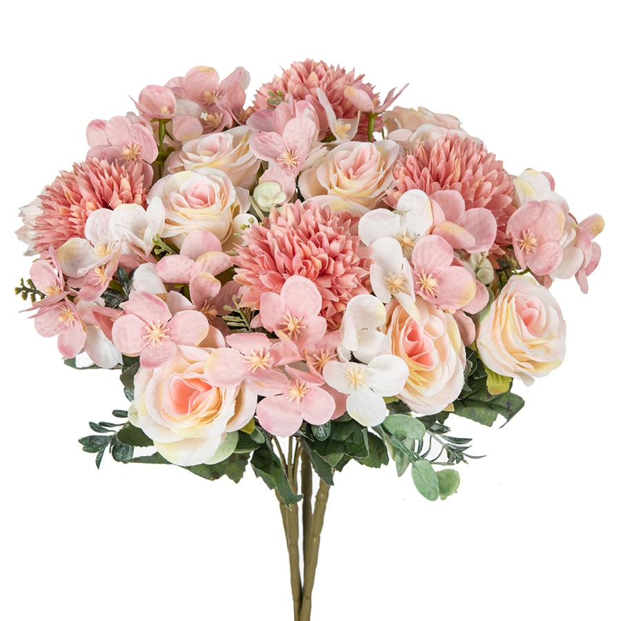 1/4pcs Artificial Flower Rose  - Bonsai Garden Bench avaliação e preço