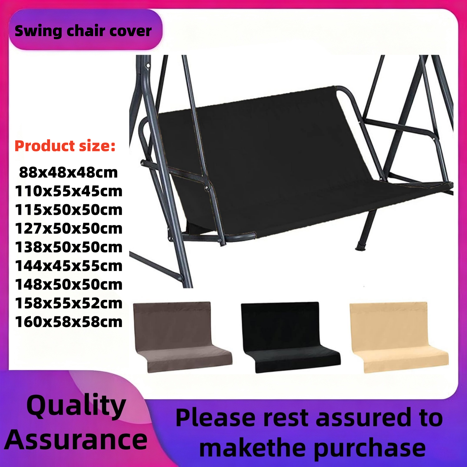 2 3 Seater Waterproof Swing Se - Bonsai Garden Bench avaliação e preço